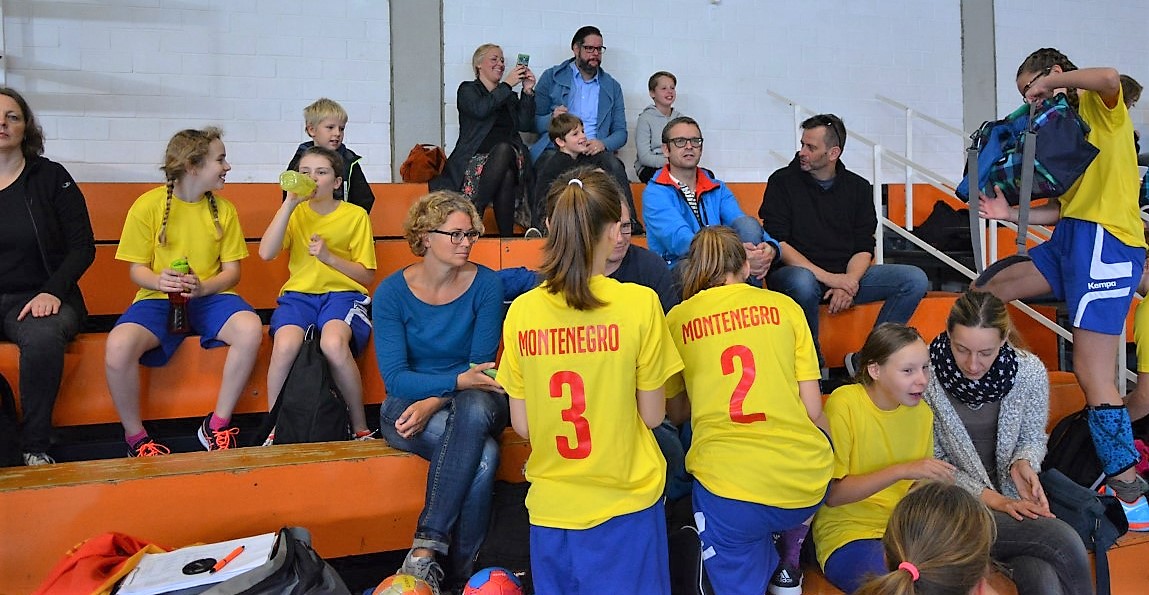 Die weibliche D-Jugend bei der Handball-WM